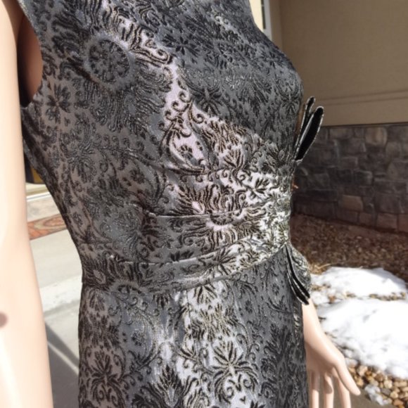 Kay Unger Embroidered Cocktail Dress SZ 4 NWT - Picture 5 of 10